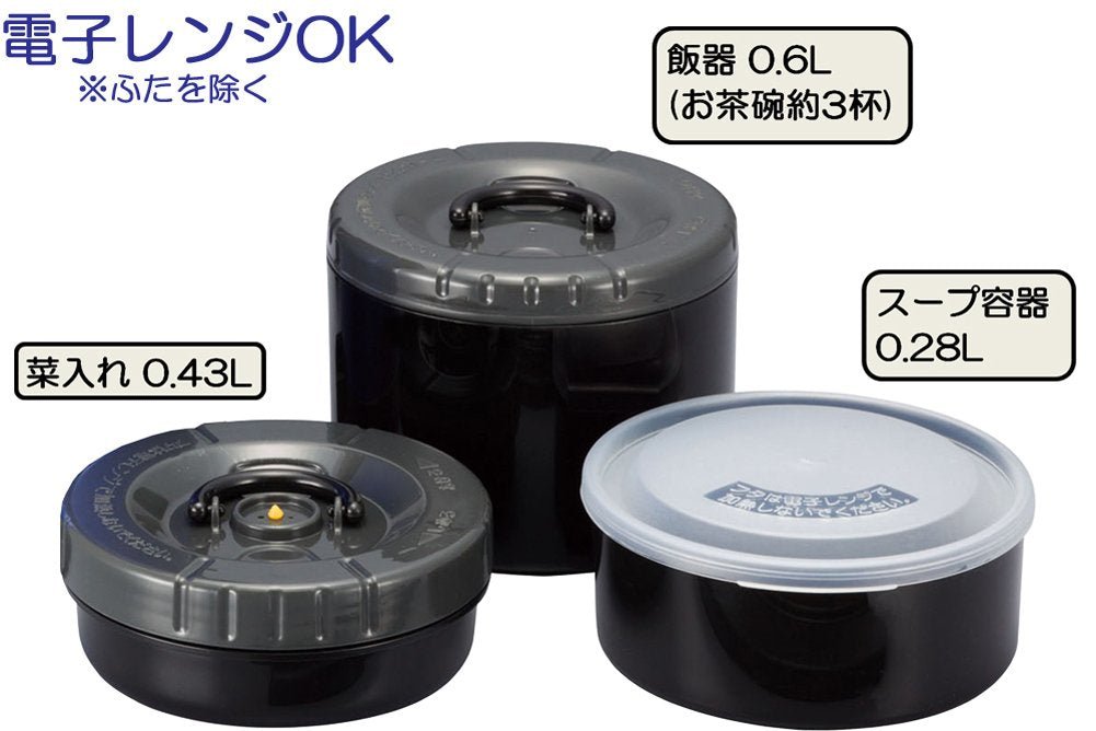 The - Peacock Arl - 18(A) Blue Vertical Stainless Steel Lunch Jar Thermal Insulation Japan