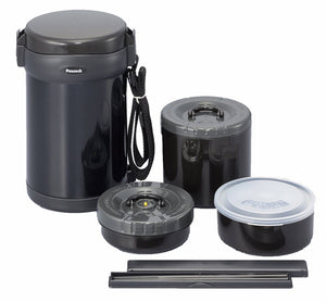 The - Peacock Peacock Stainless Lunch Jar Clear Black Aol - 20 Japan