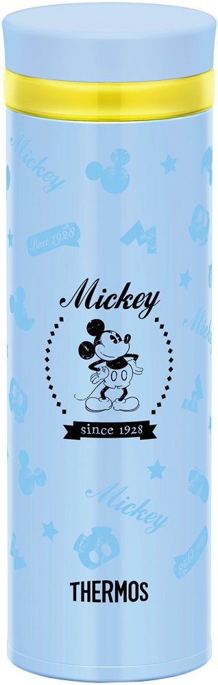 Thermos 0.35L Disney Blue Vacuum Insulated Water Bottle Mug Jno - 351Ds Japan