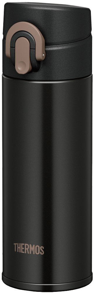 Thermos 0.3L Matte Black Mobile Mug - Vacuum Insulated One - Touch Open JNI - 301 MTBK