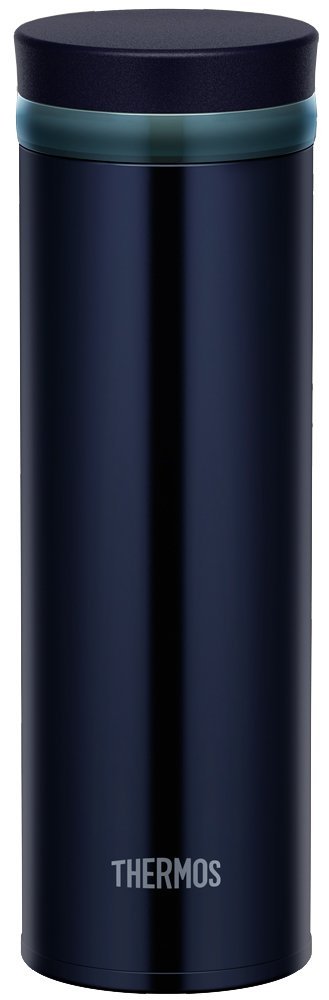 Thermos 0.5L Black Vacuum Insulated Water Bottle Mobile Mug Jno - 500 Bk (Made In Japan)
