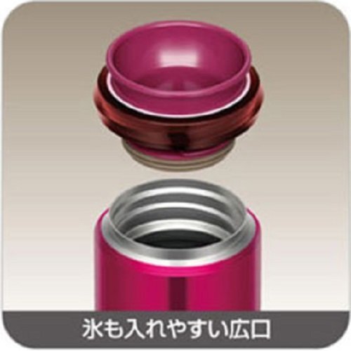 Thermos 0.5L Black Vacuum Insulated Water Bottle Mobile Mug Jno - 500 Bk (Made In Japan)