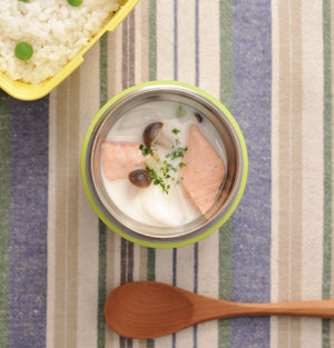 Thermos 0.5L Vacuum Insulated Food Container Green Jbm - 500G Japan