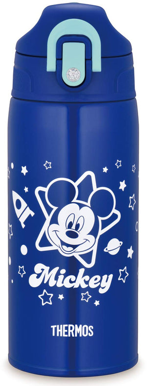 Thermos 0.6L Mickey Blue Vacuum Insulated Water Bottle Fho - 601Wfds Bl