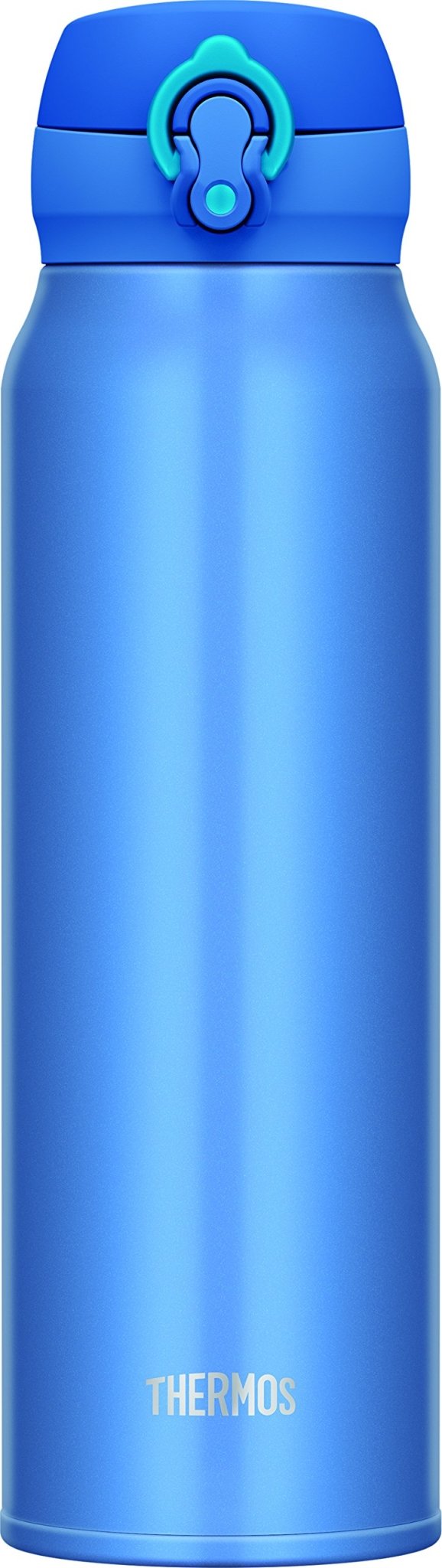 Thermos 0.75L Vacuum Insulated Water Bottle Japan Jnl - 752 Mtb One Touch Open Type Metallic Blue