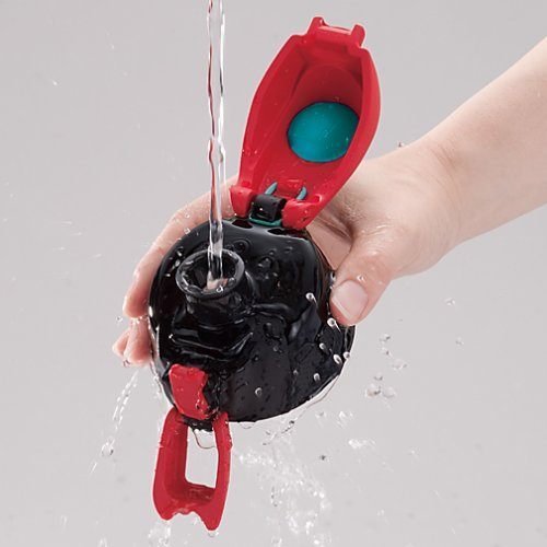 Thermos 1.0L Black Sports Bottle Vacuum Insulated - Feo - 1000F Bk Series