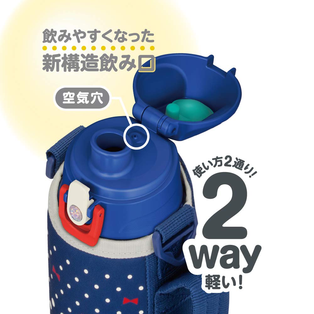 Thermos 1.0L Vacuum Insulated Water Bottle Navy Dot Fjj - 1000Wf Nvd