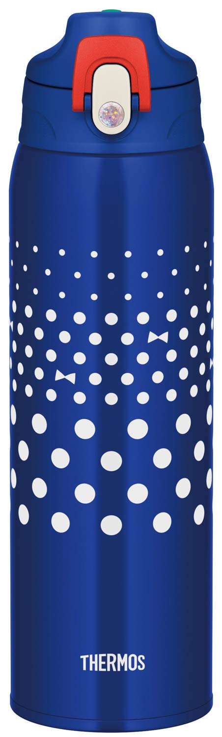 Thermos 1.0L Vacuum Insulated Water Bottle Navy Dot Fjj - 1000Wf Nvd