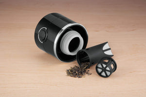 Thermos 16oz Black Drink Bottle with Tea Infuser