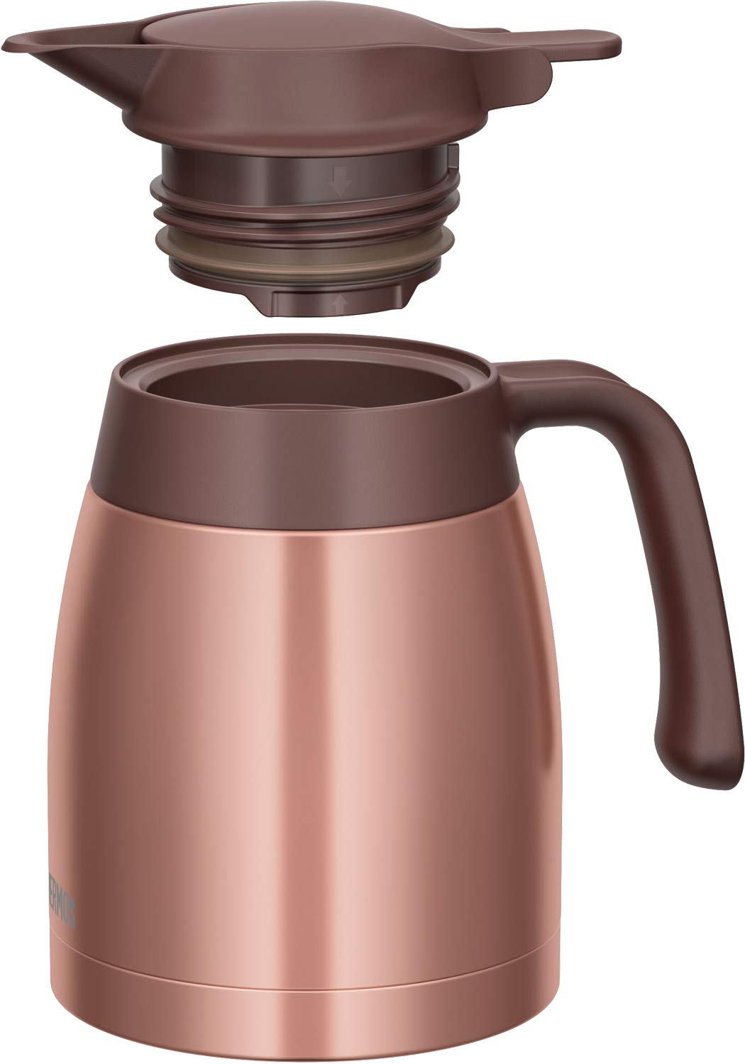 Thermos 1L Bronze Stainless Steel Pot Model Ttb - 1000 Bz