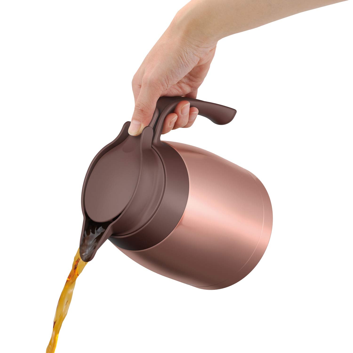 Thermos 1L Bronze Stainless Steel Pot Model Ttb - 1000 Bz