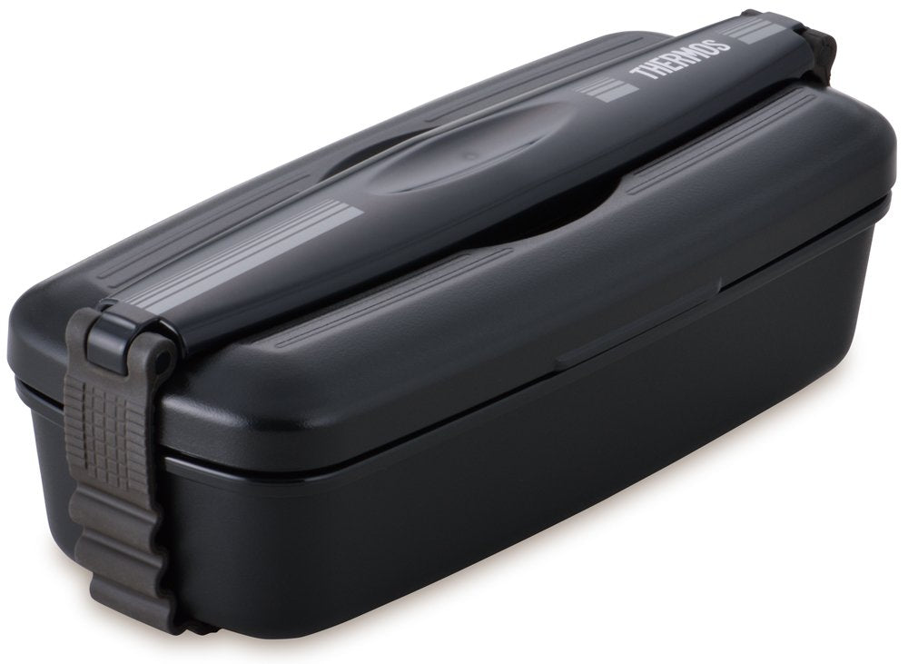 Thermos 2 Tier 900ml Fresh Lunch Box in Black Gray - Djb - 905W Bkgy