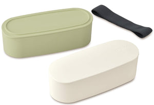 Thermos 2 Tier Fresh Lunch Box 600ml in Light Green - Model DJT - 600W LTG