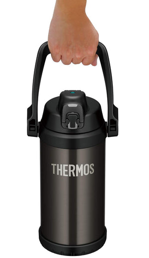 Thermos 2.0L Vacuum Insulated Sports Jug Black Gray - Model FFV - 2000 BKGY