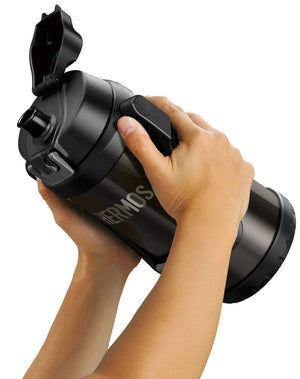 Thermos 2.0L Vacuum Insulated Sports Jug Black Gray - Model FFV - 2000 BKGY