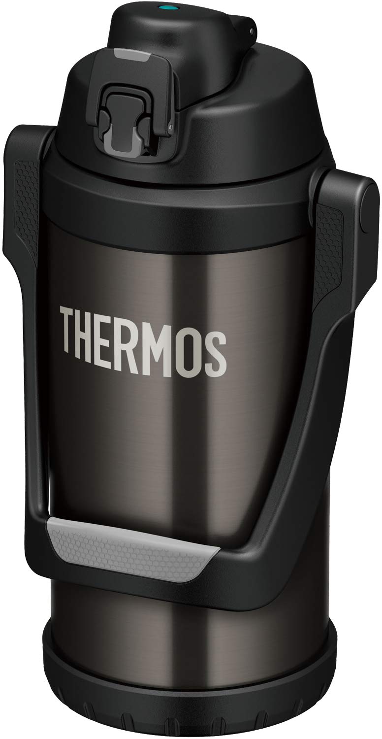 Thermos 2.0L Vacuum Insulated Sports Jug Black Gray - Model FFV - 2000 BKGY