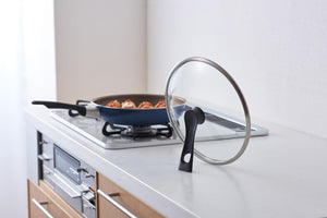 Thermos 24cm Black Glass Lid Compatible Stand - Type KLH - 024 BK Model