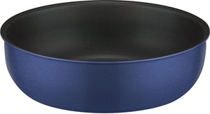 Thermos 24cm Indigo Blue Frying Pan Durable Series with Removable Handle for Gas Stove