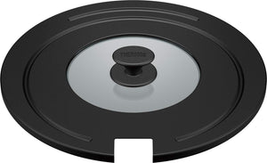 Thermos 26/28cm Black Frying Pan Lid with Detachable Handle Kle - 001 Bk