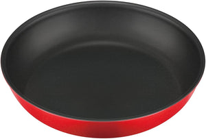 Thermos 26Cm Durable Series Frying Pan with Detachable Handle - Bright Red