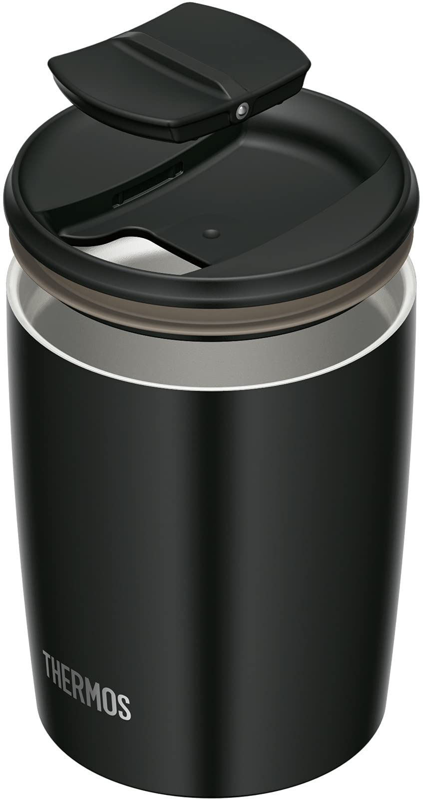 Thermos 300ml Black Vacuum Insulated Tumbler with Lid - JDP - 300 BK Series
