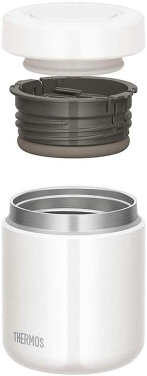 Thermos 300ml White Jar - Vacuum Insulated Soup Container JBR - 300 WH