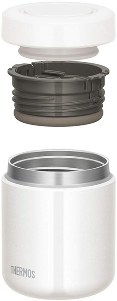 Thermos 300ml White Jar - Vacuum Insulated Soup Container JBR - 300 WH
