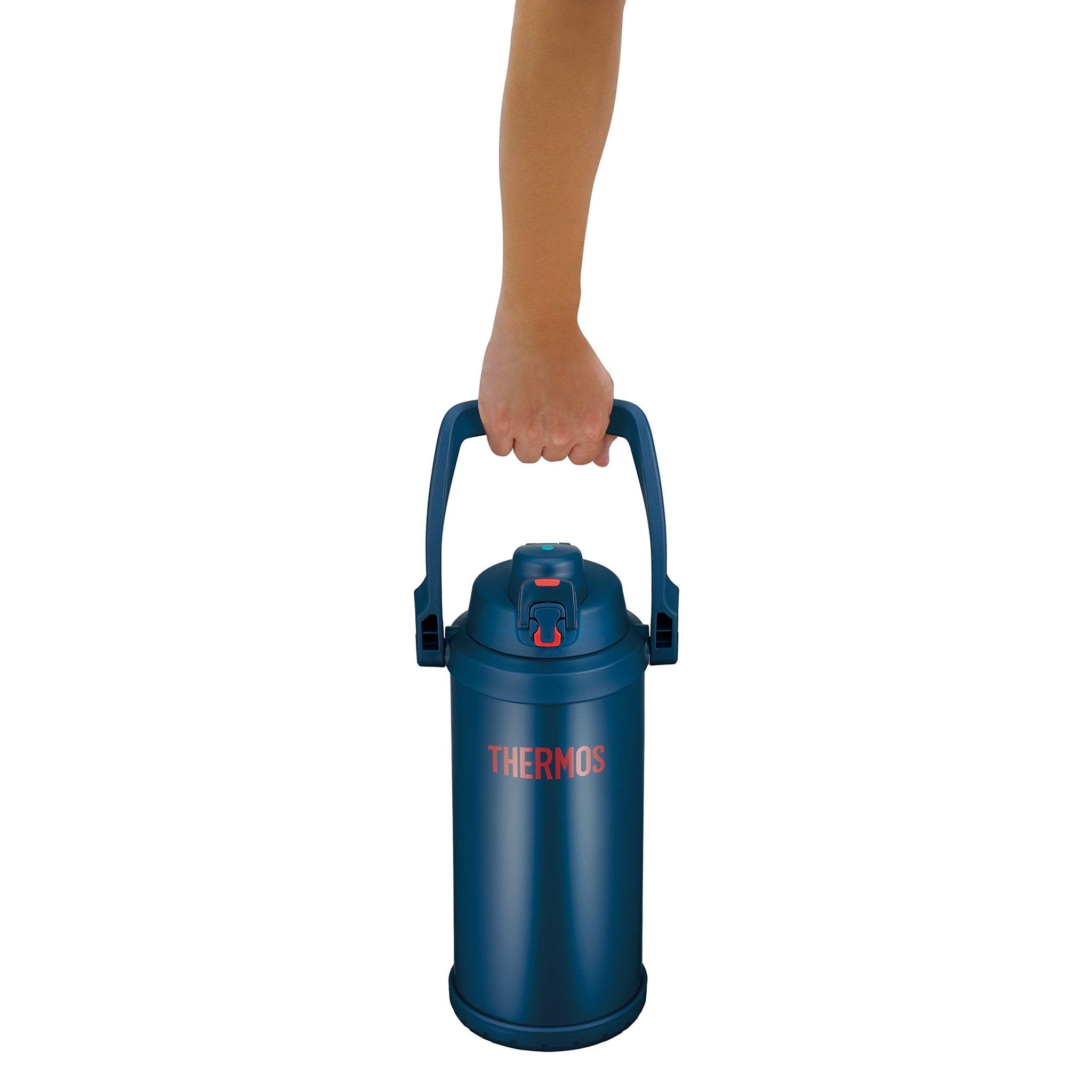 Thermos 3.0L Vacuum Insulated Sports Jug in Navy Red Ffv - 3001 Nv - R Series