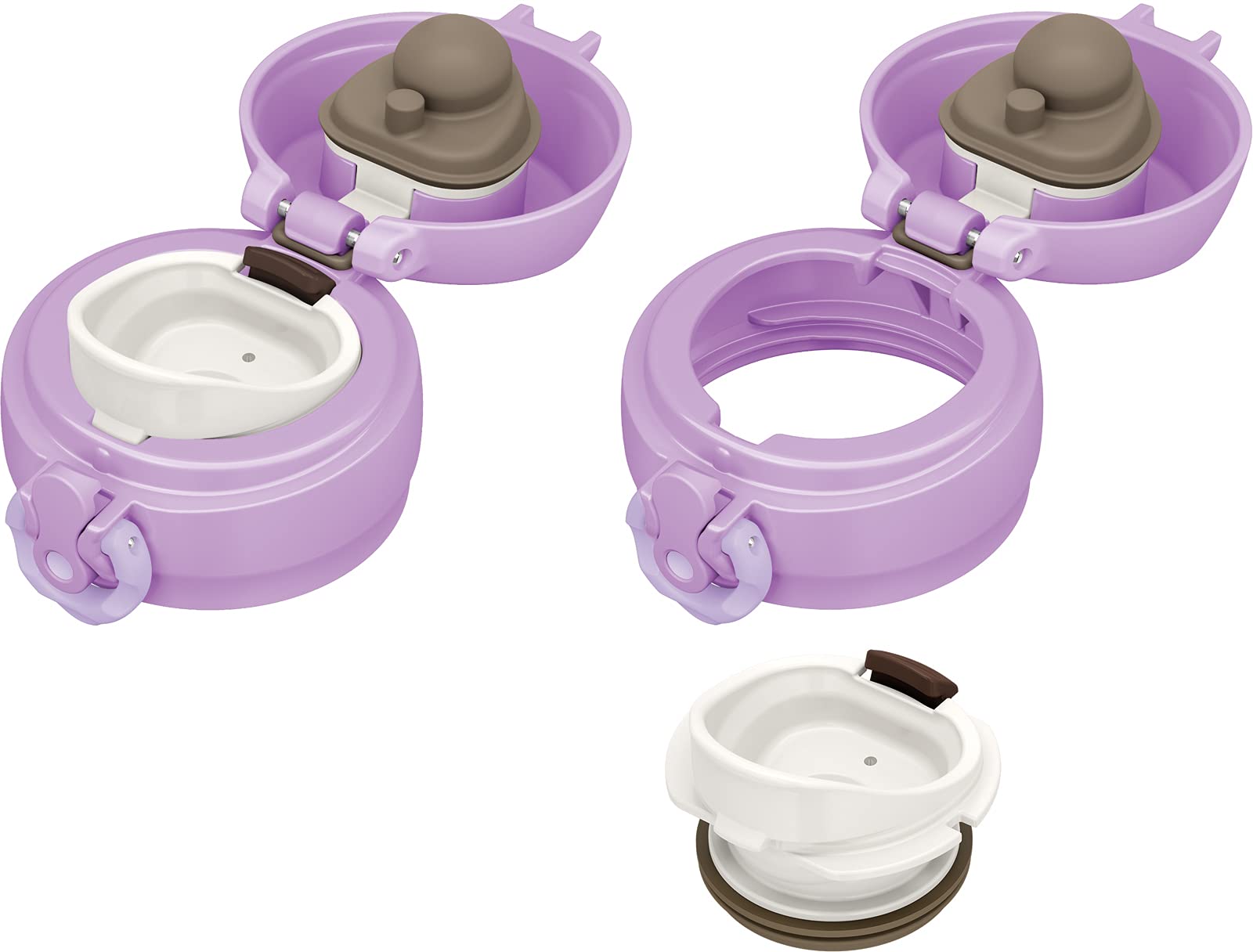 Thermos 350ml Lavender Vacuum Insulated Water Bottle Mobile Mug Jnl - 355 Lv