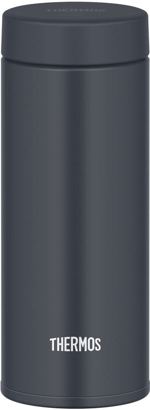 Thermos 350Ml Vacuum Insulated Stainless Steel Water Bottle Portable Easy Cleaning Screw Closure - Dark Gray Jon - 350 Dgy