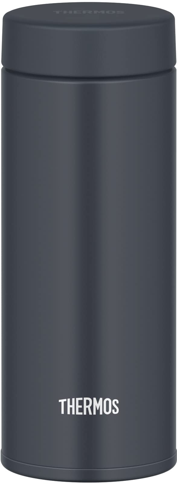 Thermos 350Ml Vacuum Insulated Stainless Steel Water Bottle Portable Easy Cleaning Screw Closure - Dark Gray Jon - 350 Dgy