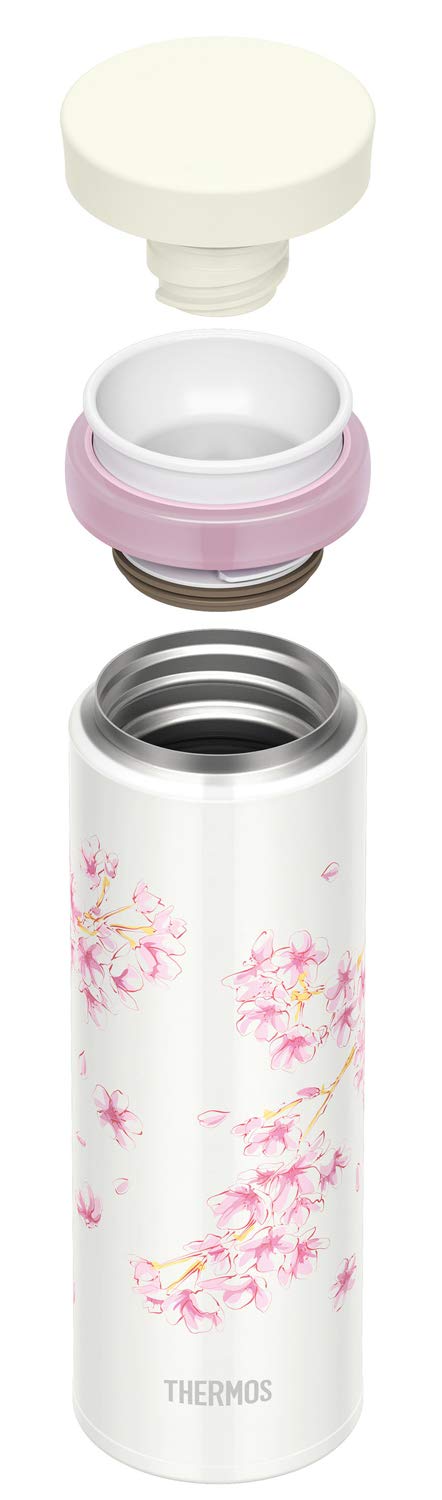 Thermos 350Ml Vacuum Insulated Water Bottle Made In Japan - Hanazakura Jny - 352 Hnz