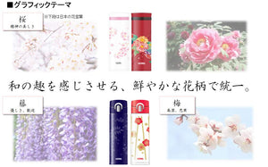 Thermos 350Ml Vacuum Insulated Water Bottle Made In Japan - Hanazakura Jny - 352 Hnz