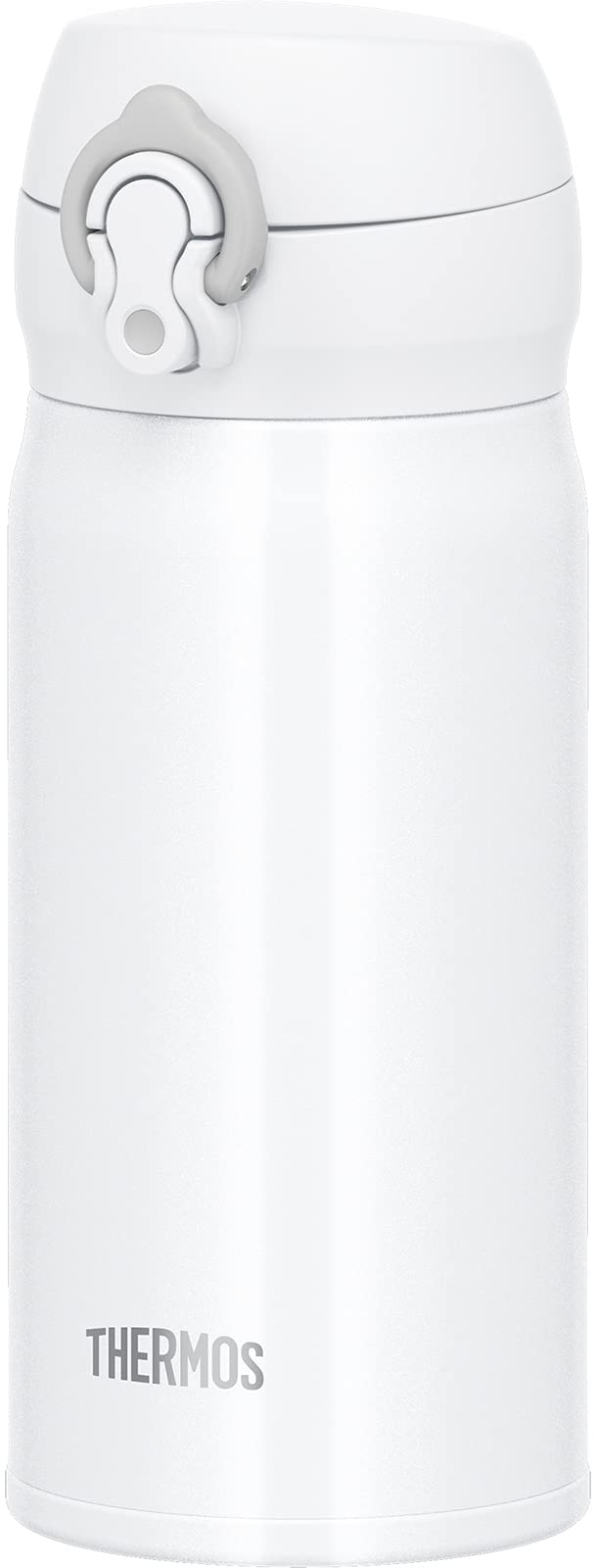 Thermos 350ml Vacuum Insulated Water Bottle Mobile Mug in White Gray JNL - 355 WHGY