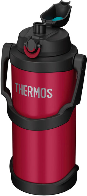Thermos 3L Red Vacuum Insulated Sports Water Jug Fjq - 3000 R