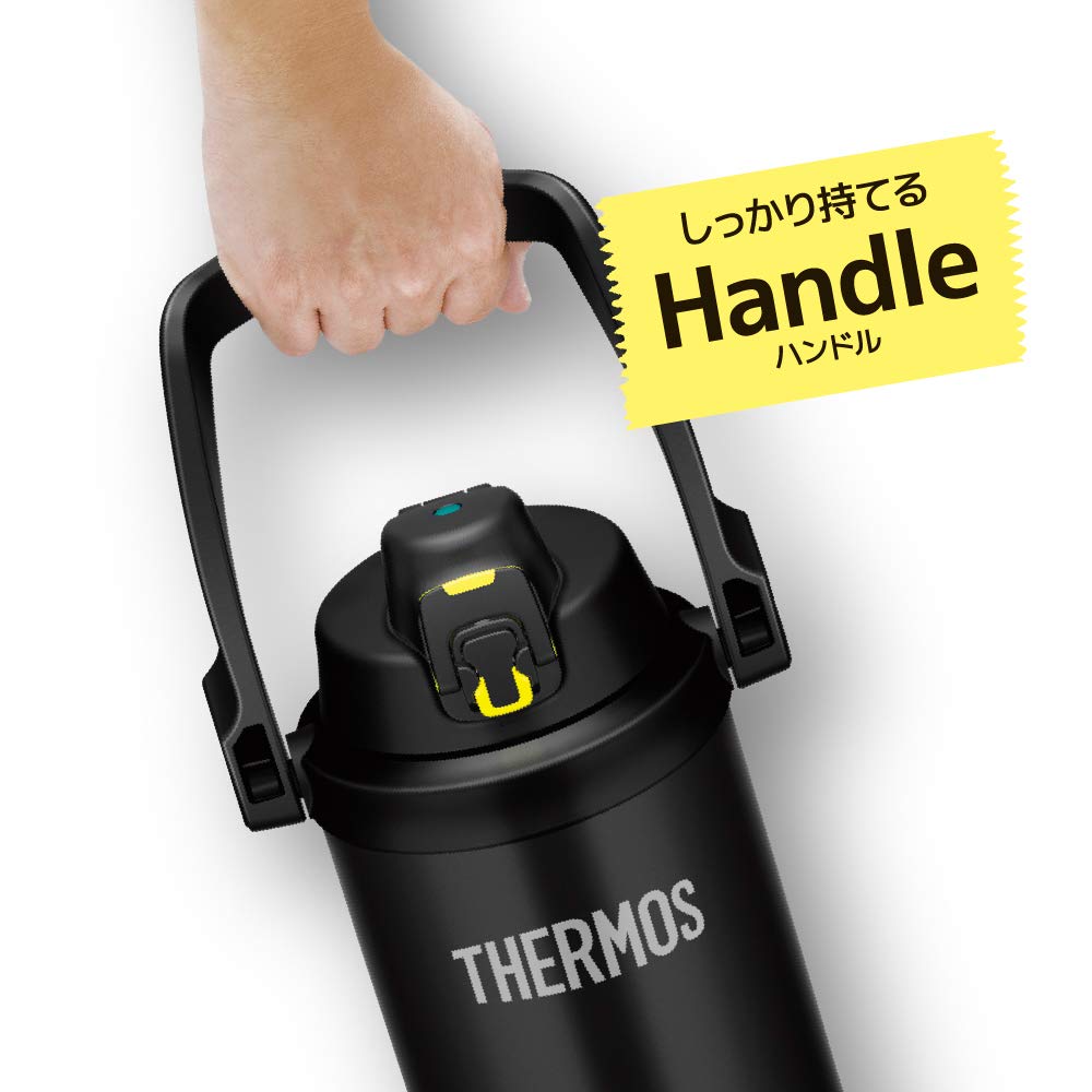 Thermos 3L Sports Jug - Vacuum Insulated Black Yellow - Model Ffv - 3000 Bky