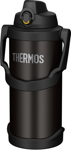 Thermos 3L Water Bottle - Black Vacuum Insulated Sports Jug Fjq - 3000 Bk