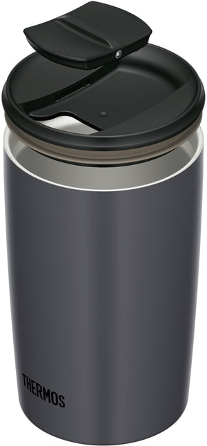 Thermos 400ml Dark Gray Vacuum Insulated Tumbler JDP - 401 with Lid