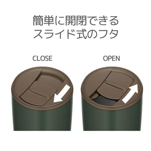 Thermos 400ml Forest Green Vacuum Insulated Tumbler with Lid JDP - 401 FG Model