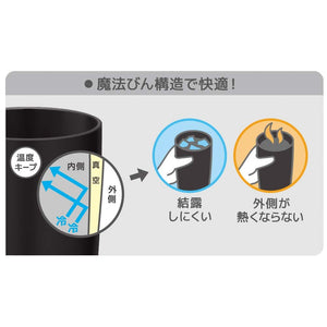 Thermos 420ml Insulated Tumbler Black - Vacuum JDM - 420 BK