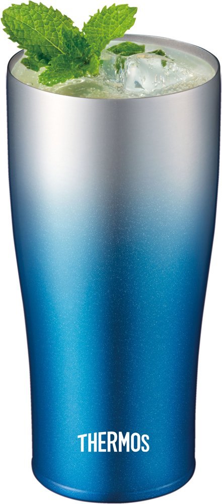 Thermos 420Ml Vacuum Insulated Tumbler Sparkling Blue Japan Jde - 420C Sp - Bl