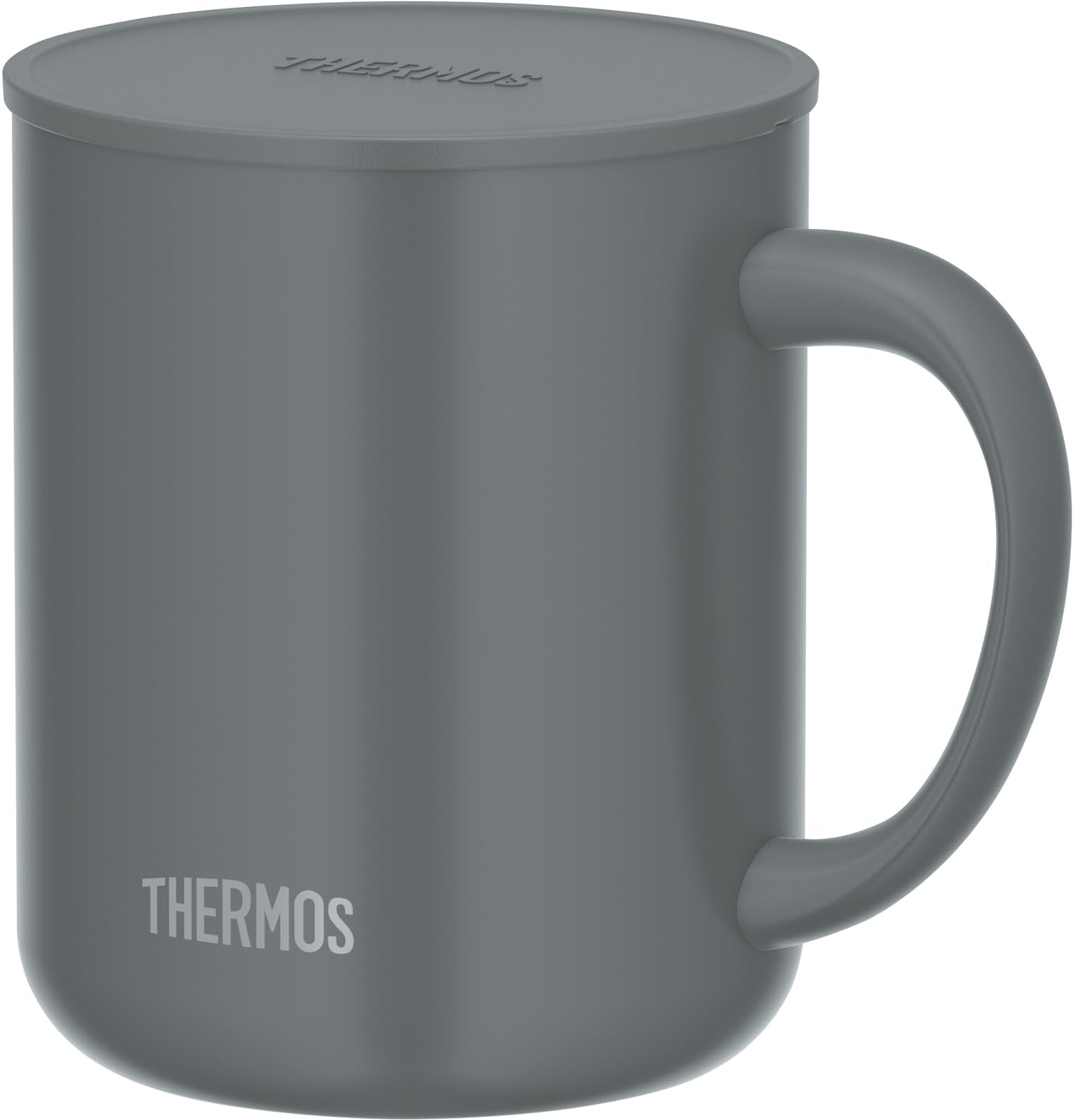 Thermos 450ml Dark Gray Vacuum Insulated Mug with Lid - JDG - 452C DGY