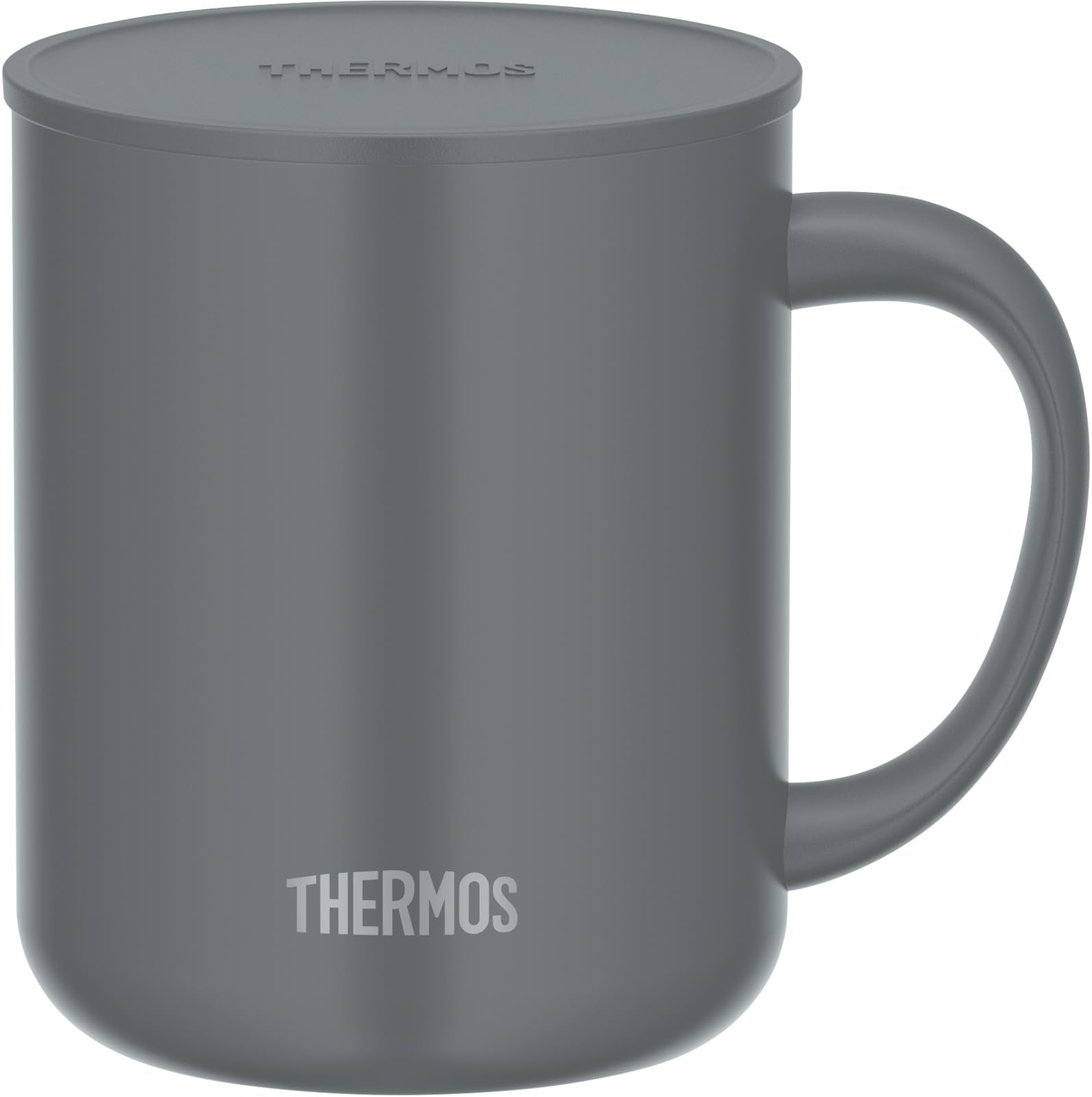 Thermos 450ml Dark Gray Vacuum Insulated Mug with Lid - JDG - 452C DGY