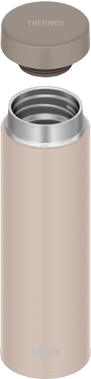 Thermos 480ml Stainless Steel Vacuum Insulated Water Bottle Easy Clean Screw Type Shell Beige - Jon - 481 Sbe