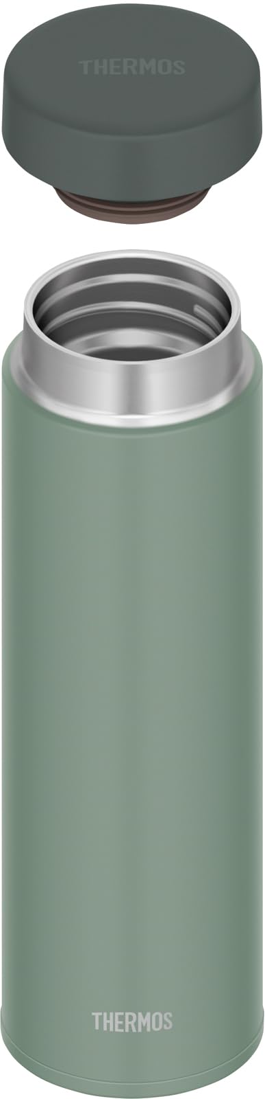 Thermos 480Ml Stainless Steel Water Bottle Vacuum Insulated Mug Leak - Proof Easy Clean - Leaf Green