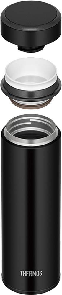 Thermos 500ml Matte Black Vacuum Insulated Water Bottle - Portable Jog - 500 Mtbk