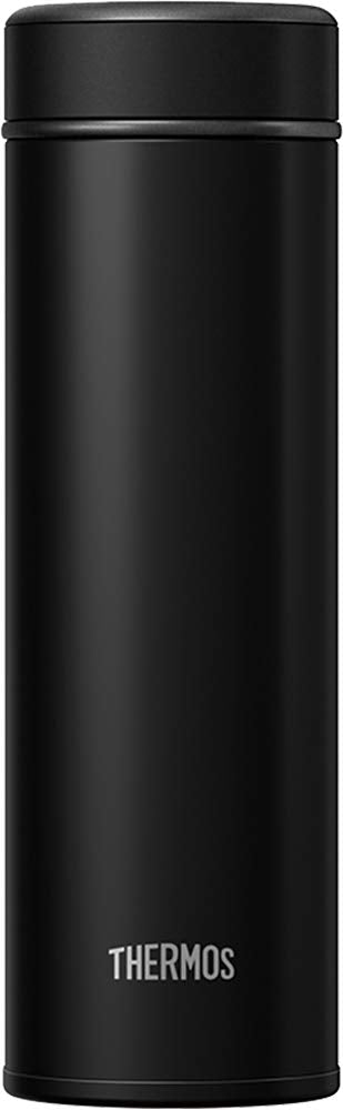 Thermos 500ml Matte Black Vacuum Insulated Water Bottle - Portable Jog - 500 Mtbk