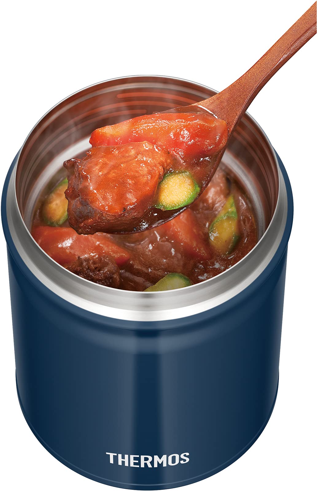 Thermos 500ml Navy Vacuum Insulated Soup Jar Jbt - 501