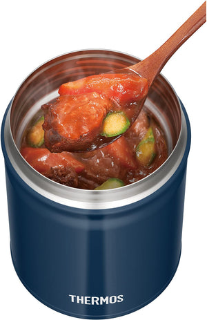 Thermos 500ml Navy Vacuum Insulated Soup Jar Jbt - 501