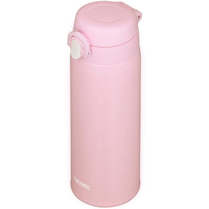 Thermos 500ml Vacuum Insulated Water Bottle Dusty Pink Stainless Steel Ultra - Lightweight with Removable Spout Jof - 500 DTP